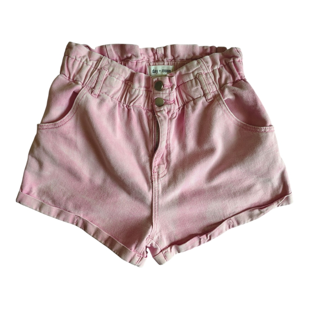 DAY + MOON Pink DENIM Shorts